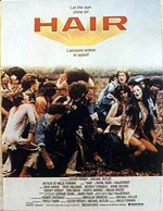 La locandina del film "Hair"