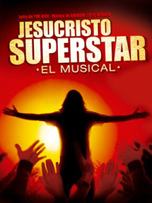 La locandina di "Jesucristo Superstar" a Madrid