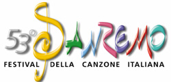 Il logo di Sanremo 2003