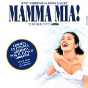 La copertina del Cd di "Mamma Mia!" in spganolo