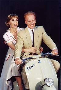 Sabrina Marciano con Franco Castellano in "Vacanze Romane"