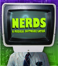 Il logo del musical "Nerds"