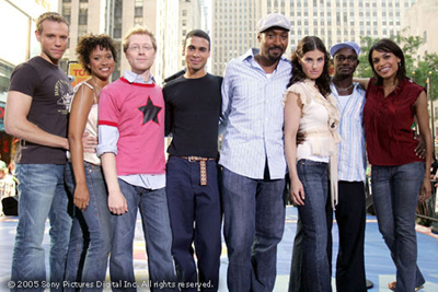 Il cast del film "Rent"