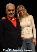 Michelle Hunziker con Saverio Marconi (Foto TV Sorrisi e Canzoni)