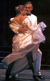 Tosca e Massimo Venturiello in "Il tango delle ore piccole"