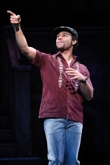 Corbin Bleu nel musical "In The Heights" a Broadway