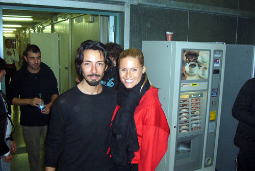 Simone Sibillano (Jesus) e Michelle Hunziker  (Foto www.davico.it)