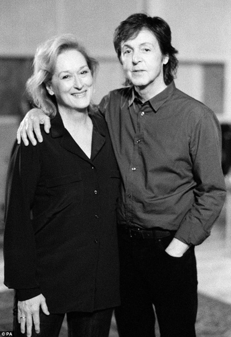 Meryl Streep e Paul McCartney