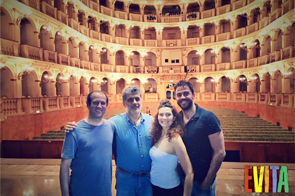 da sinistra Andrea Spina, Gianni Marras, Clara Maselli e Filippo Strocchi