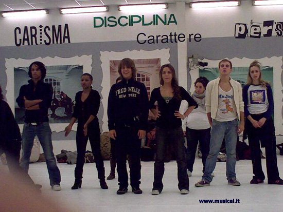 Le prove per la trasmissione "Amici" - Foto  © Barracuda per musical.it